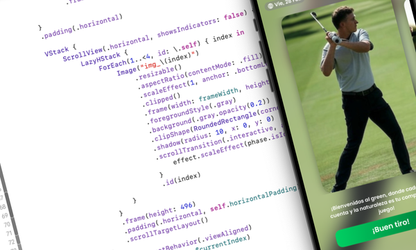 Cómo crear un carrusel en SwiftUI con efectos de desplazamiento